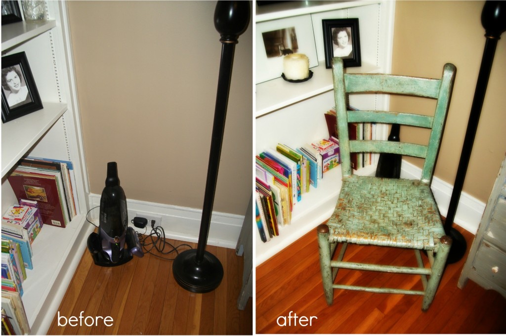 Before and After Turquoise Corner